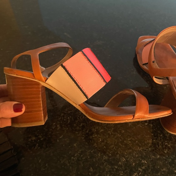 Paul Smith Color Block Heeled Sandal - Picture 6 of 10